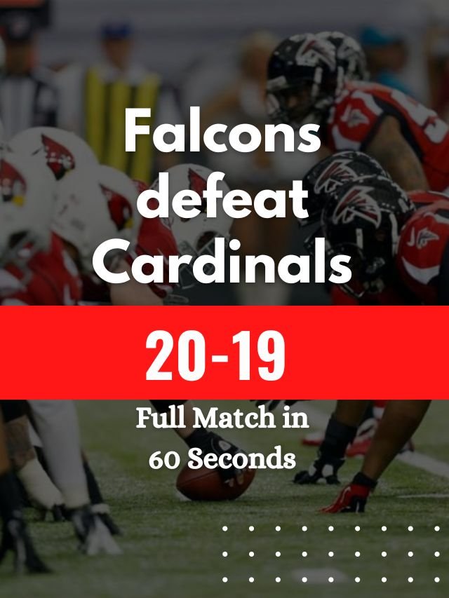 NFL: 05 Takeaways Falcons defeat Cardinals on game-winning field goal